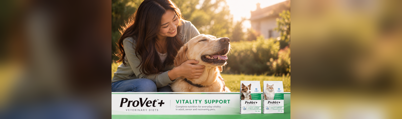 Hope for your Pet: The New First Treatment Option with ProVet+ Vitality Support.